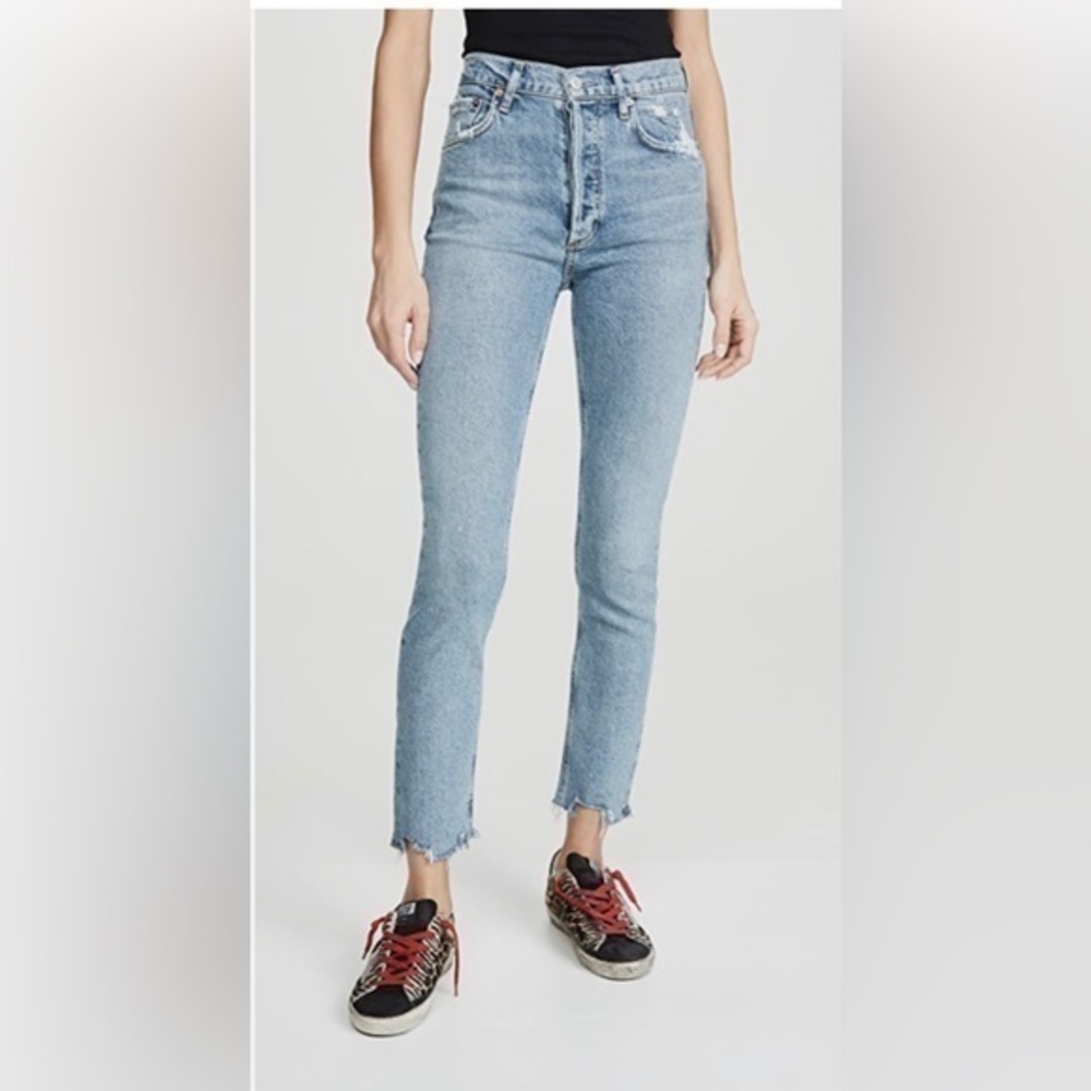 NEW Agolde  Nico  stretch High waisted skinny jeans Size 24